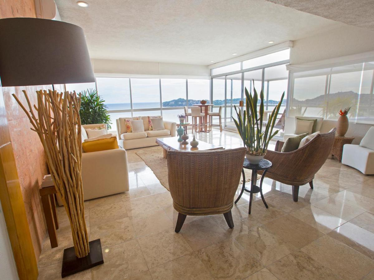 Hs 홋손 스마트 아카풀코 호텔 외부 사진 A living room in a condominium